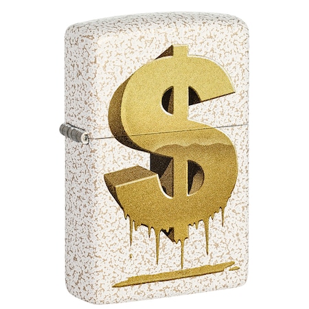 Zippo 2023 Zippo Drippy Dollar Design, Mercury Glass ZIP-49681